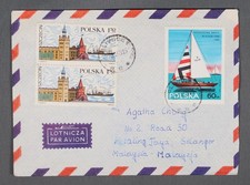 MayfairStamps Poland 1959 Gliwice to Selangor Malaysia Air Mail Cover aaw_88335