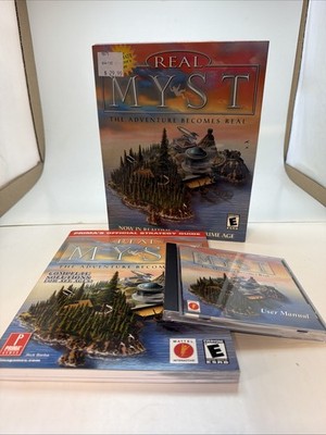 Real Myst Mattel Interactive PC Windows Complete With Strategy Guide