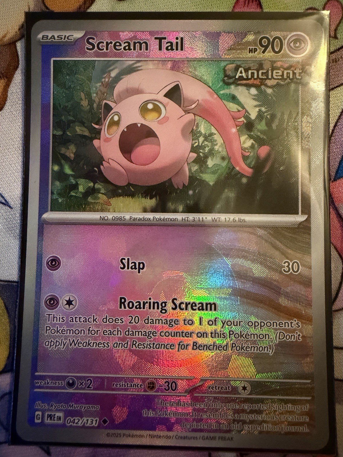 Scream Tail (Poke Ball Pattern) Uncommon 042/131 SV: Prismatic Evolutions NM