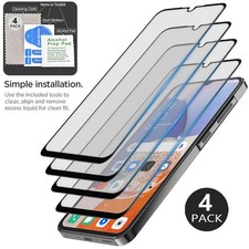4X/8X Clear For Samsung Galaxy A14 Case Friendly Tempered Glass Screen Protector
