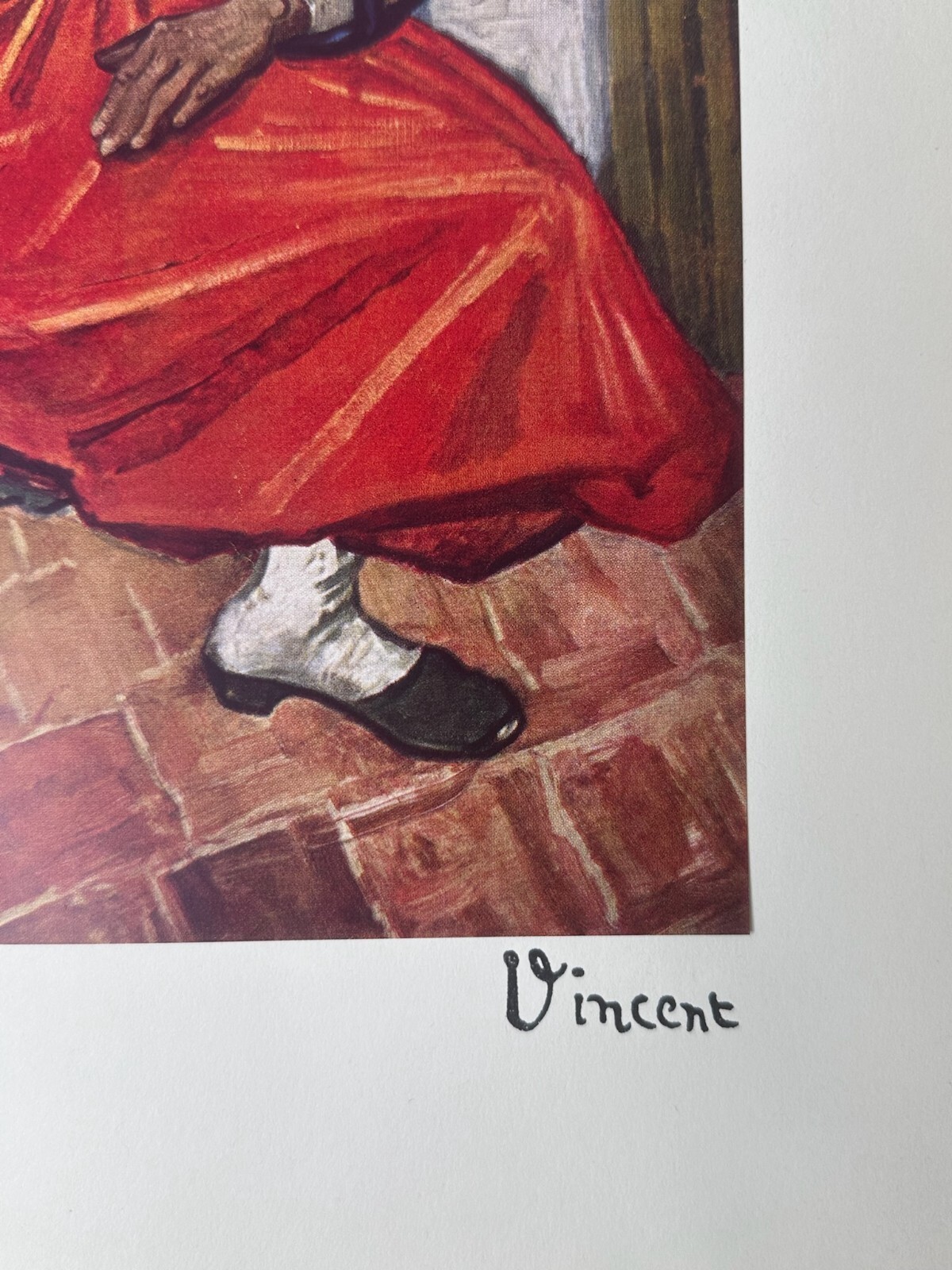 Vincent Van Gogh - The Zouave ( 1888, Arles) - Vintage Limited Edition Art Print thumbnail 6