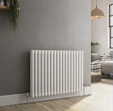 White 3 Column Radiator 830mm Wide x 600mm Height