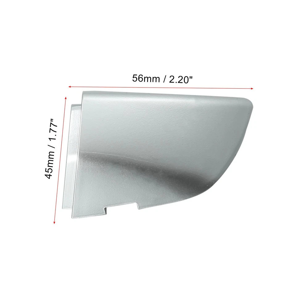 1K8837879 Cubierta de tapa de manija de puerta exterior plateada para VW Passat Golf GTI  Foto 3 de 4