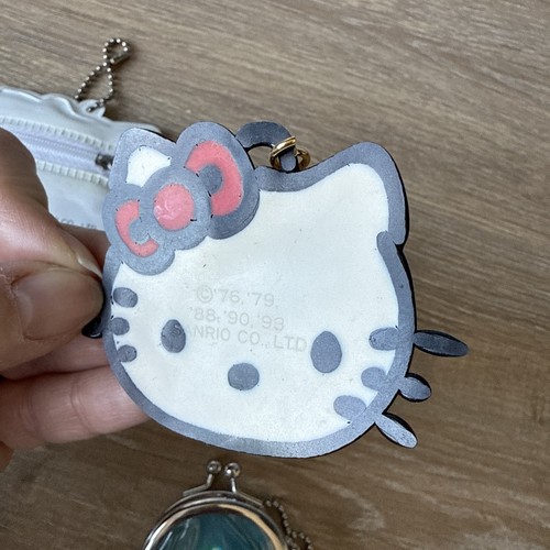 4x Vintage Hello Kitty Schlüsselanhänger Kunststoff Geldbörse Reißverschluss Quietscher 00er Retro Sanrio - Bild 10 von 13