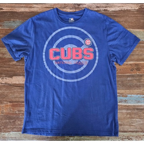 Camiseta de manga corta azul grande de la Liga Nacional mercancía genuina de los Chicago Cubs - Imagen 2 de 24