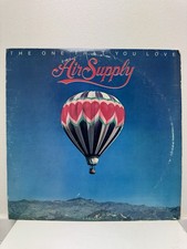AIR SUPPLY The One That You Love 1981 LP Vinyl Record w/ Lyrics AL 9551 VG