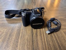 Olympus SP-810UZ 14.0MP Digital Camera - Black Tested Working