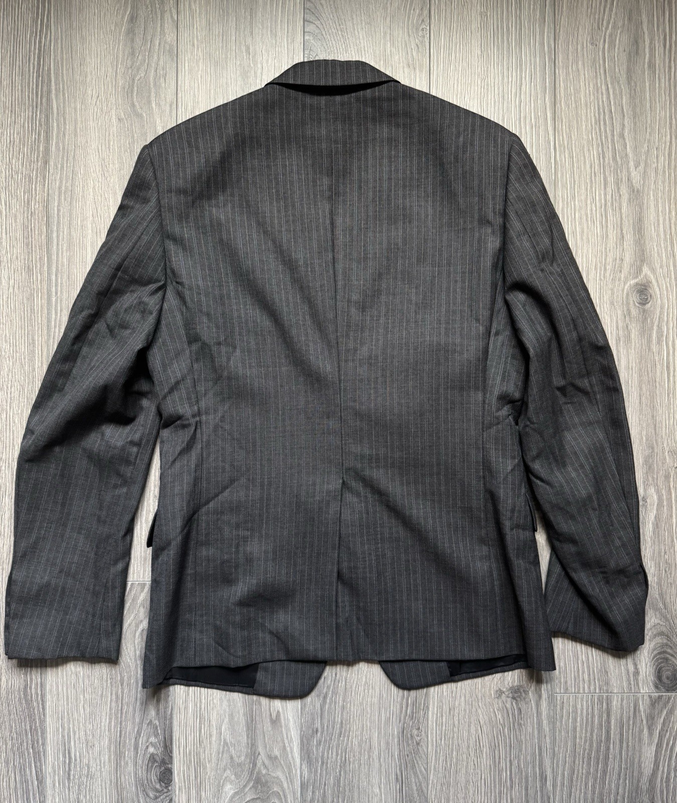 Prada Solid Stripped formal wool suit (blazer/tro… - image 5