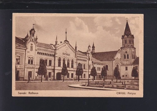 Poland Poland Postcard Sanok City Hall