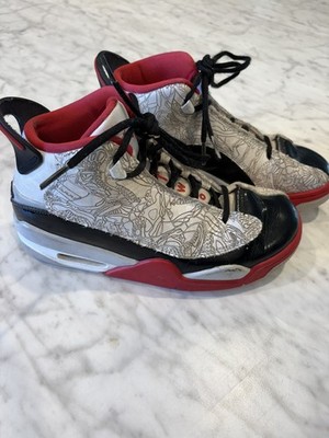Size 4.5Y - Jordan Dub Zero Varsity Red Sneakers