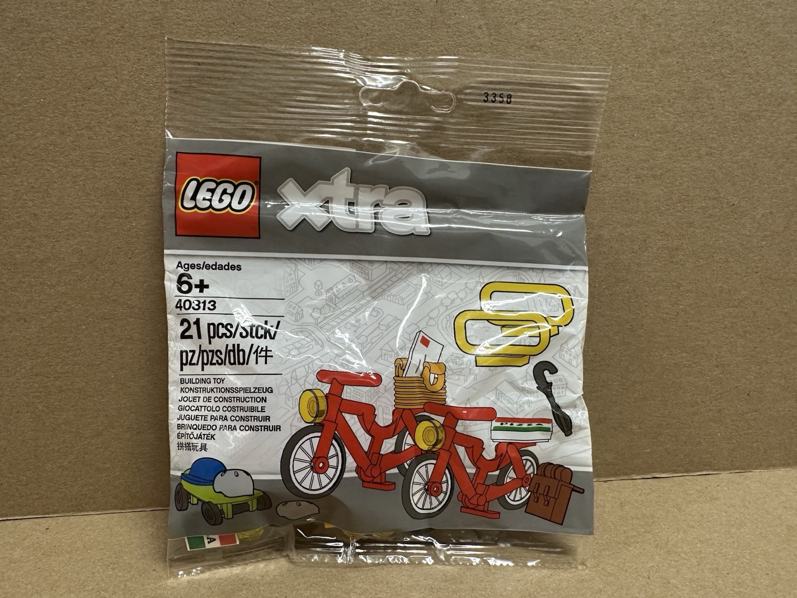 LEGO Xtra - 40313 - Bicycles Polybag - NEW - SEALED - FREE S
