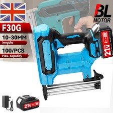 Cordless Brad Nailer Straight Finish Nail Gun For Makita 21V w/Battery & Charger