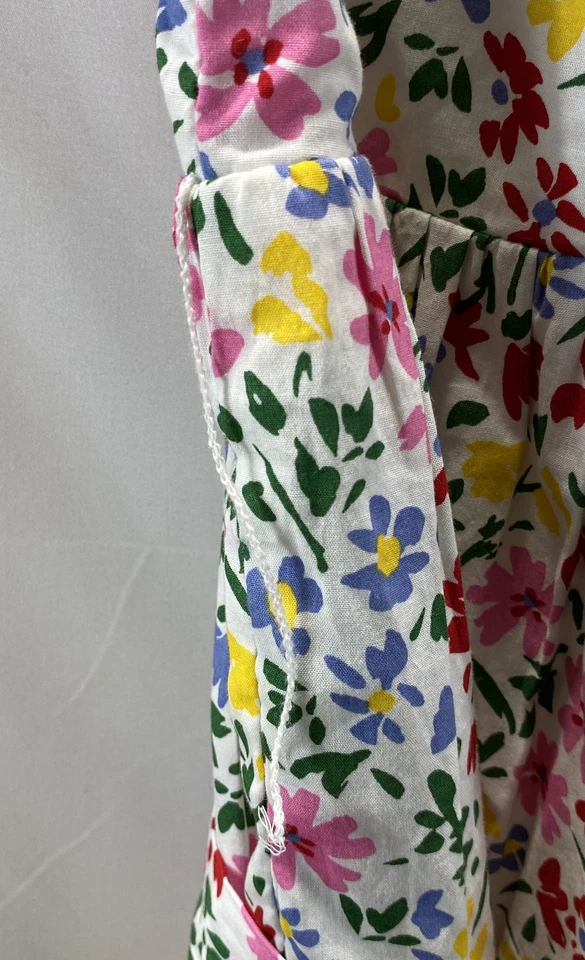 Vestido camisero floral manga corta Kate Spade para mujer talla pequeña Foto 4 de 4