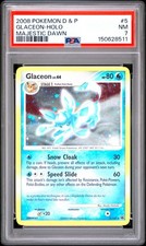 Glaceon 5/100 Majestic Dawn Holo PSA 7 on eBay