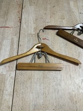 Vintage Setwell and Regent Suit and Pant Sturdy Wooden Hangers Clip