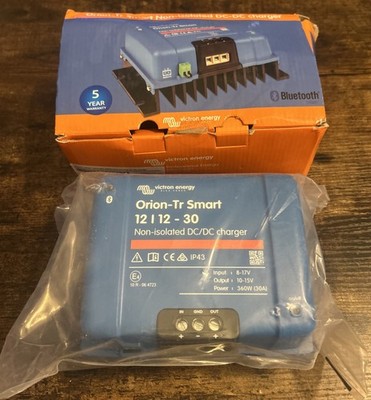 Victron Energy HIGH QUALITY DC-DC Charger 12/12-30A 360Watt Bluetooth  Non Insul