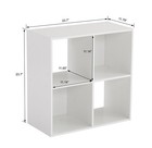 Mainstays 4 Cube Storage Organizer, White
