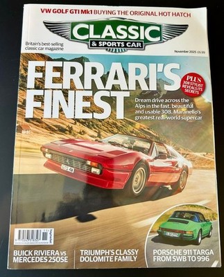 Classic & Sports Car Auto Magazine * November 2025 * Ferrari's Finest