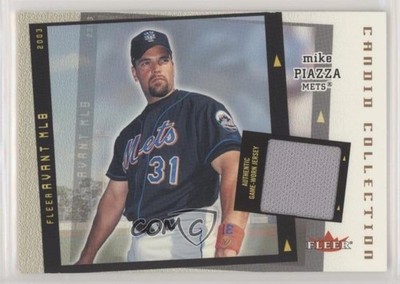 2003 Fleer Avant Candid Collection Game Used 58/150 Mike Piazza #CC-MP HOF s5j