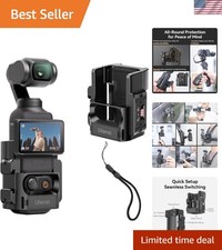 PK-06 Expansion Adapter Accessories for DJI Osmo Pocket 3 - Aluminum Protecti...