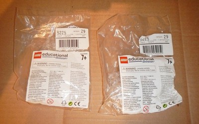 Lego Lot of 2 NEW Educational 5225 v29 9V Motor Electric RCX Sealed Bag