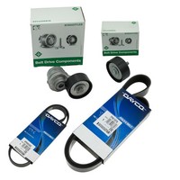 Keilrippenriemen Set+Rolle+Spanner FüR Fiat Ducato 2.3 D 7PK1076 500388408 53300