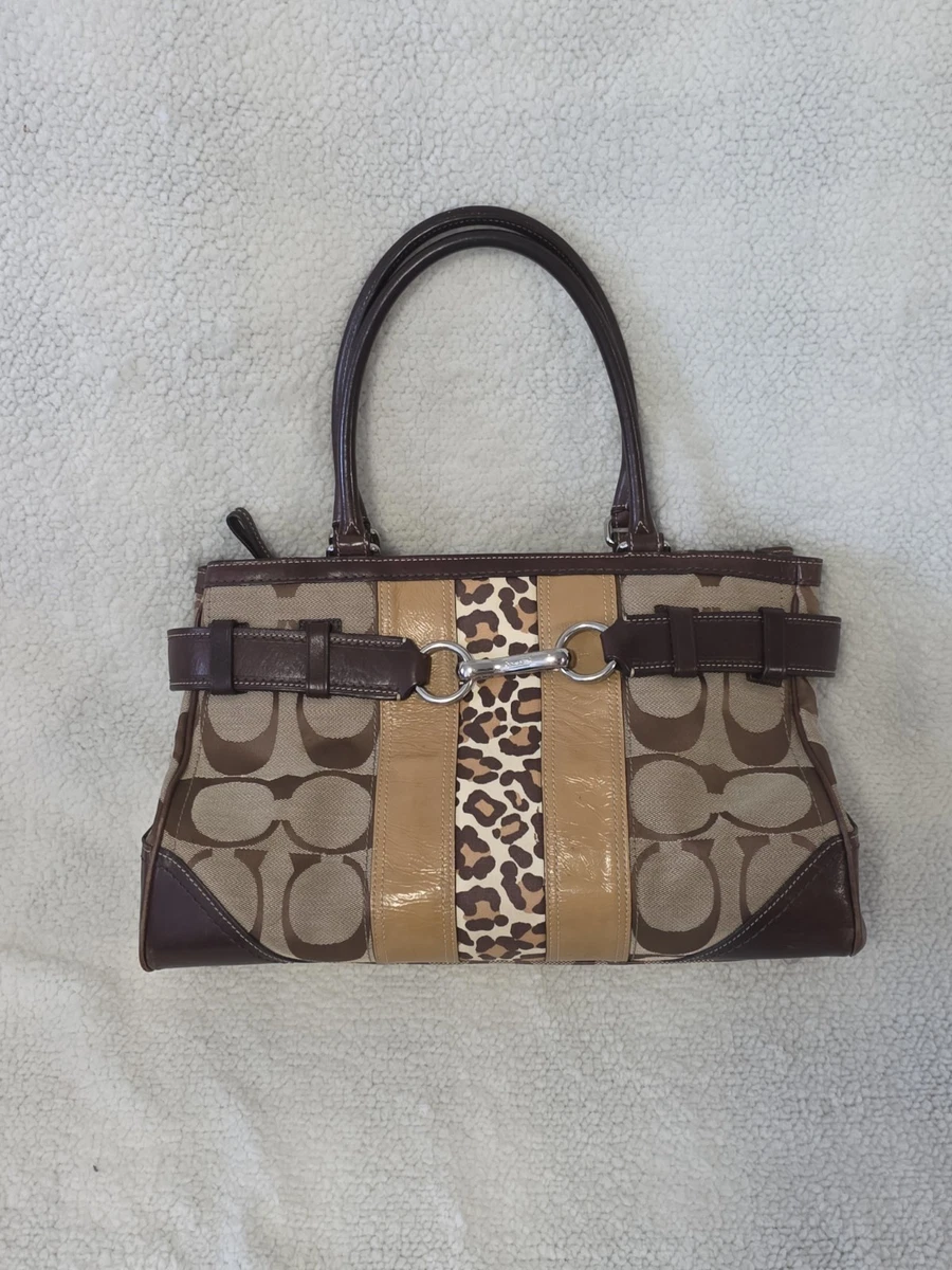 Coach Hampton Satchel/Top Handle Bag Beige Bags & Handbags for