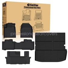 Fits 2009 2010 2011 2012 2013 2014 Honda Pilot Tpe Floor Mats Trunk Cargo Liners