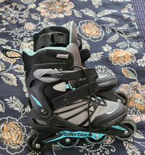 Rollerblade Brand Rollerblades Womens 8 Eu 39 Zetrablade Blue Black Gray