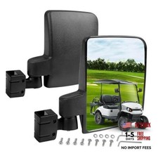 No Drilling Golf Cart Side Mirrors, Universal Golf Cart Mirrors Fit Ordinary