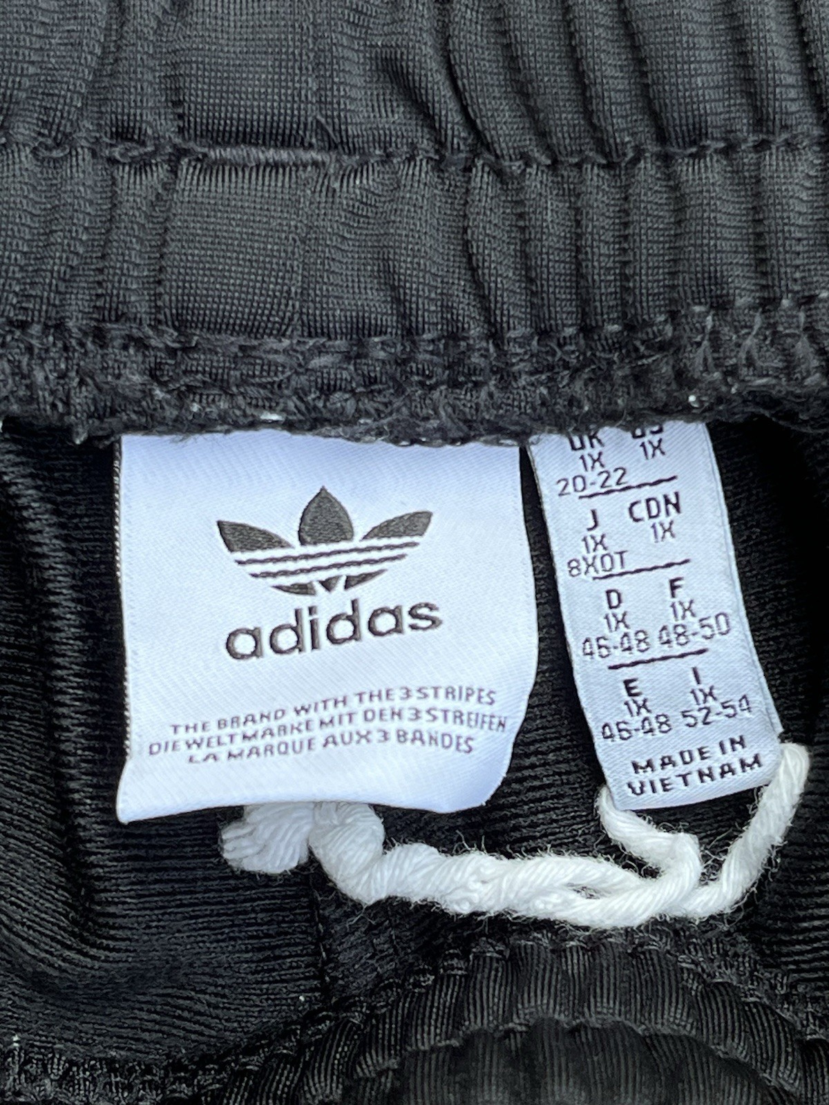 Adidas X Danielle Cathari Deconstructed Women's Size 1X Track Pants Black White image 5