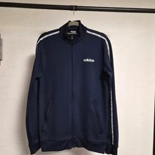 Adidas Navy Track Jacket with Line Details S Size