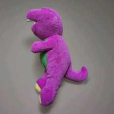 Fisher-Price Barney  Friends 8  Plush Stuffed Animal Toy 2017 Clean Purple