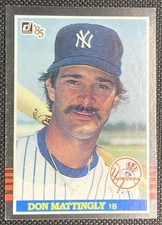 1985 Donruss Don Mattingly #295 Yankees