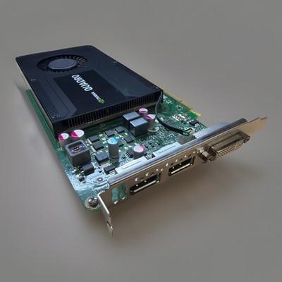 Nvidia Quadro K2200 4GB GDDR5 PCIe 2xDisplay 1xDVI Graphics Card DP/N:0GMNNC