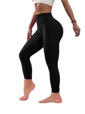 Compression Leggings for Women Tummy Control Gym Scrunch Seamless Butt Liftin...