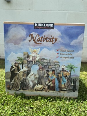 Rare Kirkland Christmas Nativity Set Large Creche de Noel #224739 Costco Holiday