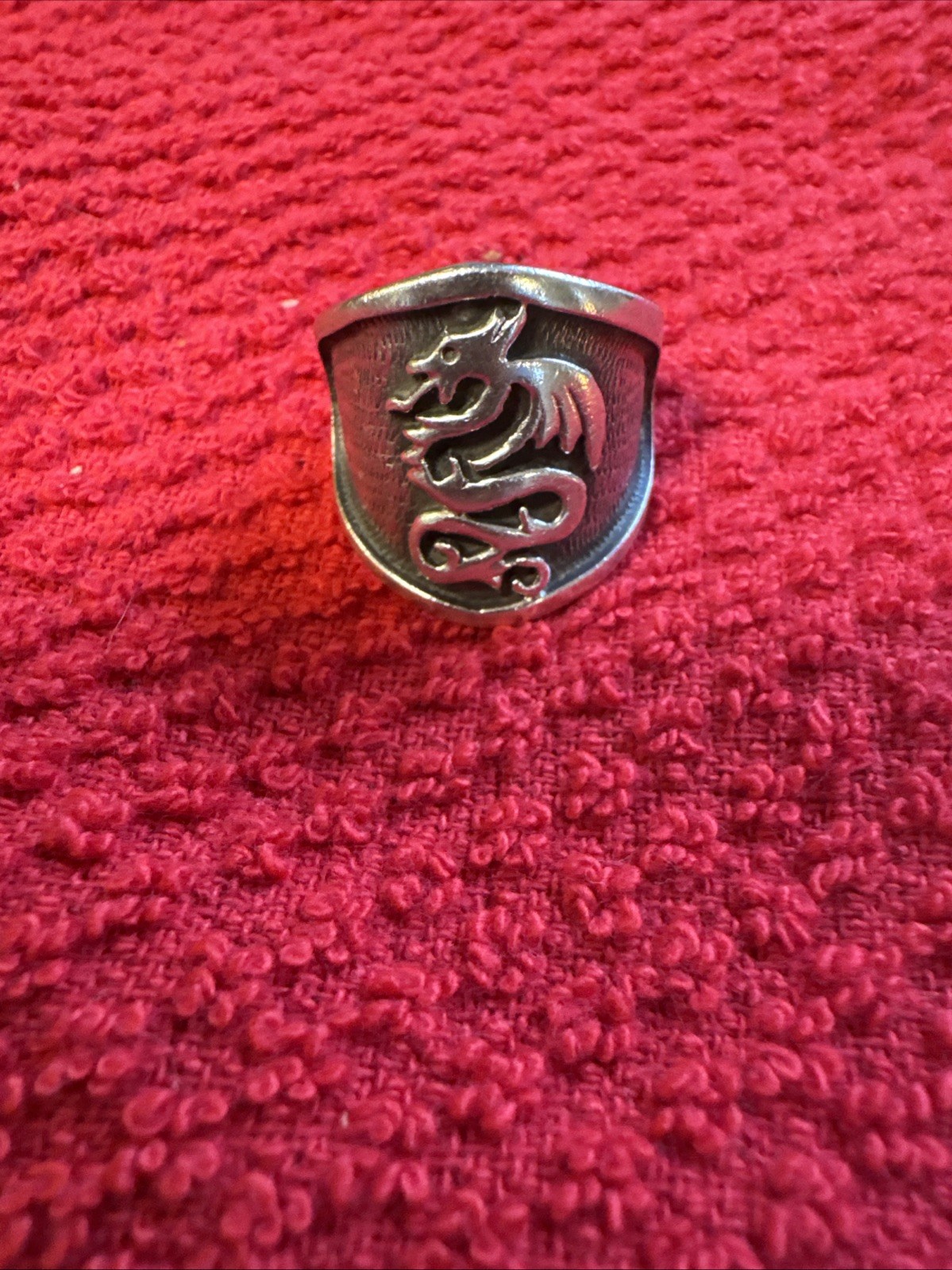 Bold, Vintage, Solid Sterling Silver Statement Ri… - image 1