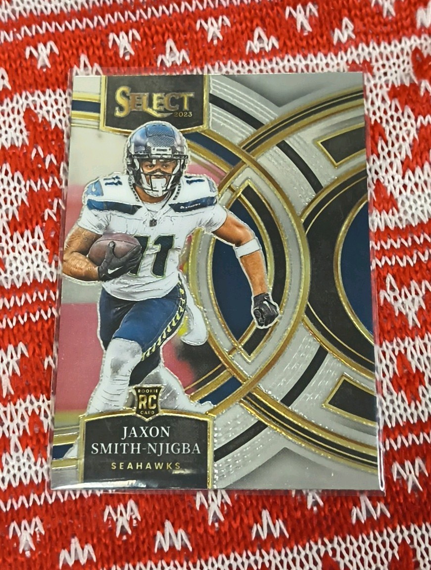 2023 Panini Select - Premier Level Jaxon Smith-Njigba #174 Silver Prizm (RC)