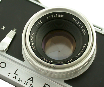 Polaroid Model 185 Tomioka Tominon 114mm F/4.5 #46397L10