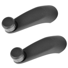 2 New Manual Window Crank Handles Black For Express Savanna Van 1500 2500 3500