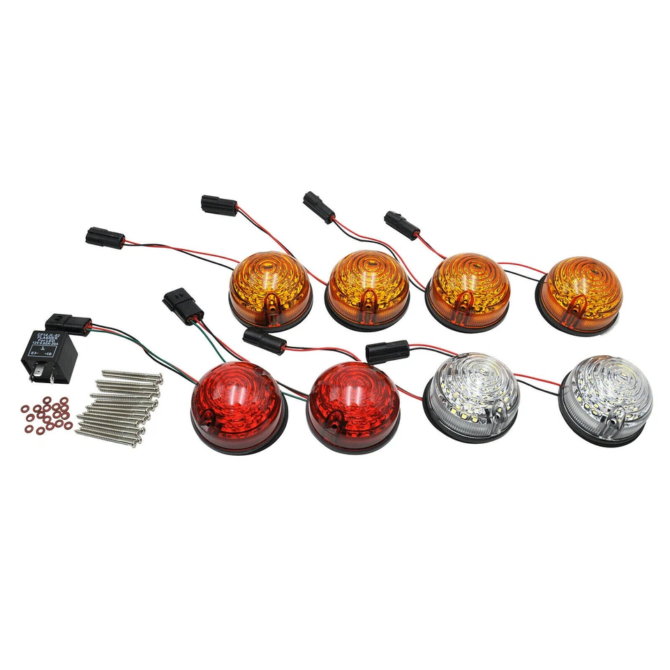 Kit completo de actualización de lámpara de luz LED para Land Rover Defender 90-16 90/110 83-90 Foto 4 de 4