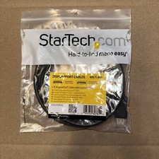 StarTech DISPLPORT6L 6ft Displayport Cable Black With Latches M/M