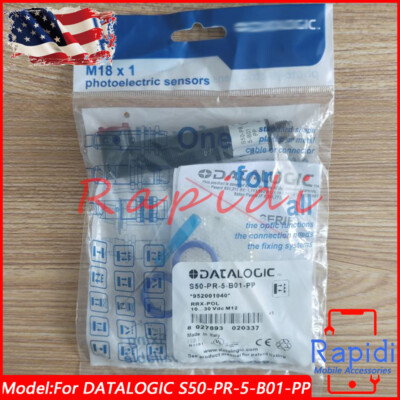 New For DATALOGIC S50-PR-5-B01-PP S50PR5B01PP Photoelectric Switch Sensor