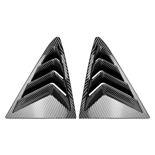 Rear Window Louver Shutter Cover Trim For Ford Fiesta MK8 2018-2024 - Picture 2 of 8
