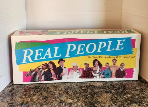 Vintage 1991 REAL PEOPLE Game By Parker Brothers - NEW Sealed Box Board Game