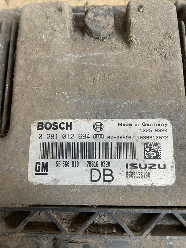 KIT ECU MANUAL VAUXHALL ASTRA H MK5 1.7 CDTI Z17DTH 0281012694 55560810 EFZ10 - Imagen 2 de 11