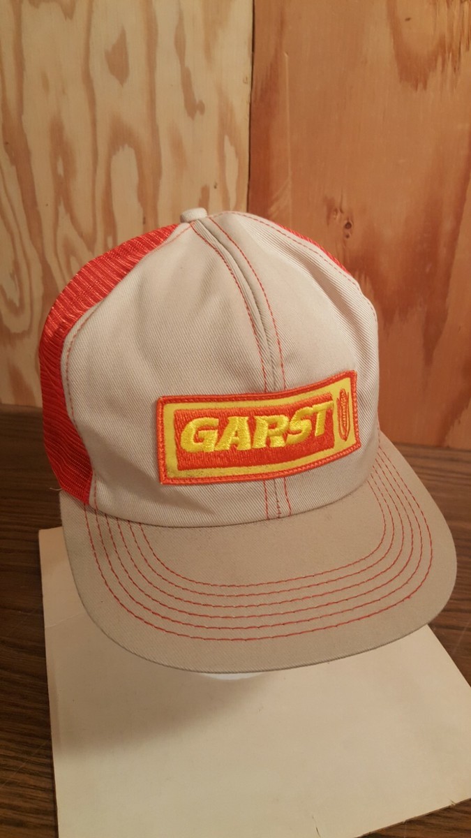 Vintage Garst Seed Corn Mesh USA Trucker Hat Old Patch cap K Vintage Garst Seed Corn Mesh USA Trucker Hat Old Patch cap K