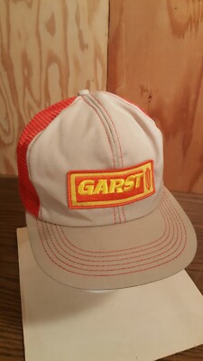 Vintage Garst Seed Corn Mesh USA Trucker Hat Old Patch cap K Vintage Garst Seed Corn Mesh USA Trucker Hat Old Patch cap K