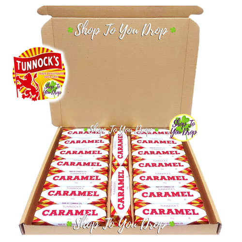 TUNNOCKS PERSONALISED GIFT BOX HAMPER Snowballs Teacakes Present Chocolate